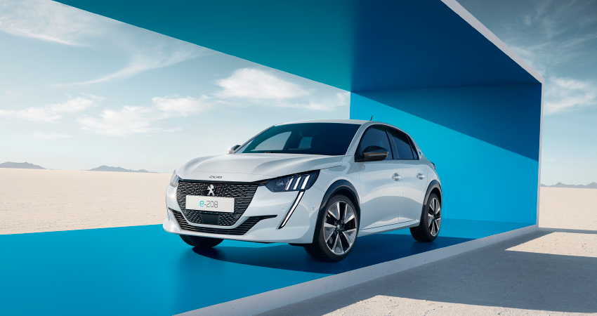 Der neue 2023 PEUGEOT e-208: 100% elektrisch!